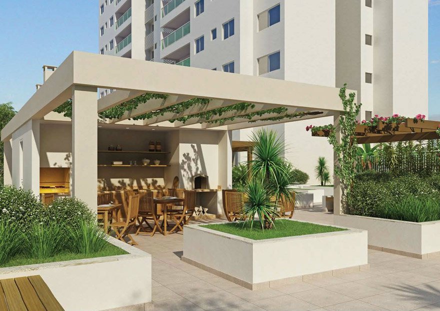 APARTAMENTO NO RESERVA DAS ÁGUAS SEMIMOBILIADO