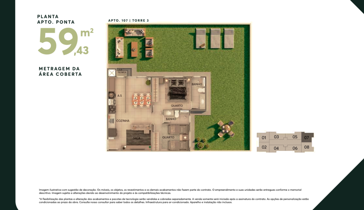 SENSIA LA VIE - APARTAMENTOS 41,91 m2 OU 59,43 m2