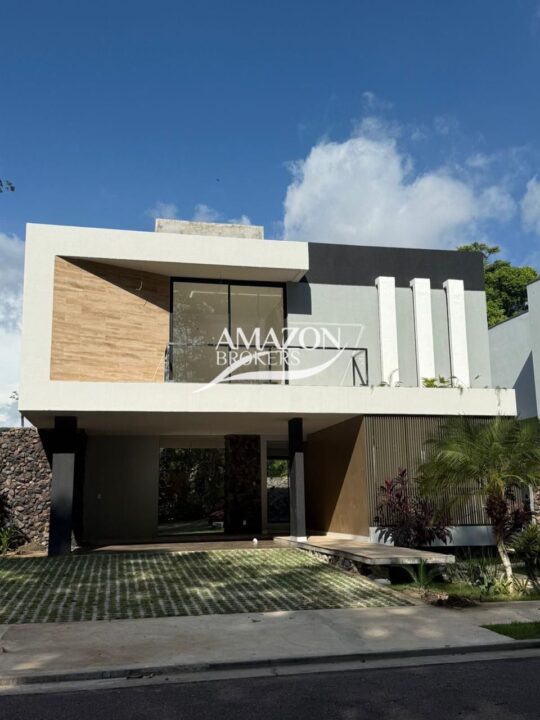 ALPHAVILLE 2 RESIDENCIAL, PONTA NEGRA - CASA NOVA DUPLEX 455 m2 - DISPONÍVEL PARA VENDA