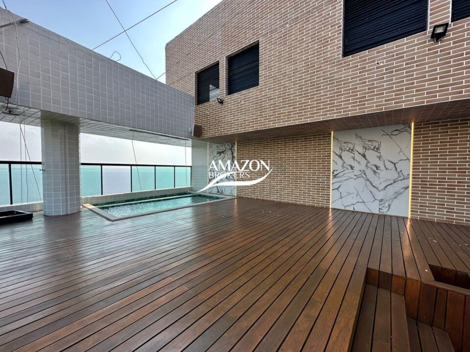 PIAZZA DELL'ACQUA CONDOMÍNIO, PONTA NEGRA – COBERTURA DUPLEX 380 m2 – DISPONÍVEL PARA VENDA