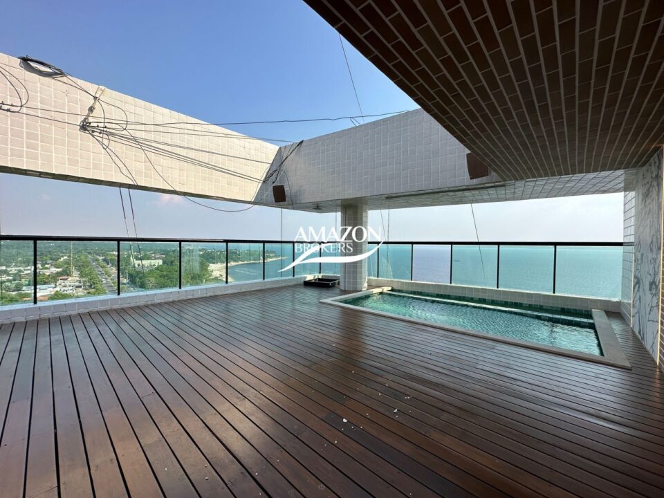 PIAZZA DELL'ACQUA CONDOMÍNIO, PONTA NEGRA – COBERTURA DUPLEX 380 m2 – DISPONÍVEL PARA VENDA