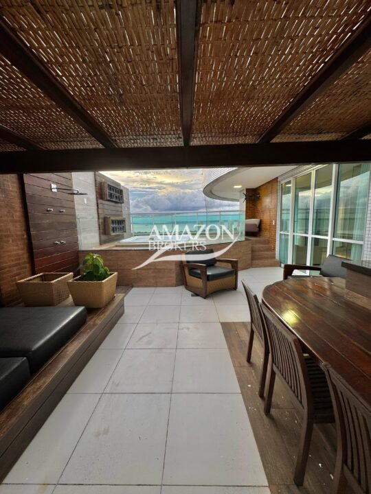ILHA BELLA CONDOMINIUM CLUB, PONTA NEGRA – COBERTURA DUPLEX MOBILIADA 271 m2 – DISPONÍVEL PARA VENDA