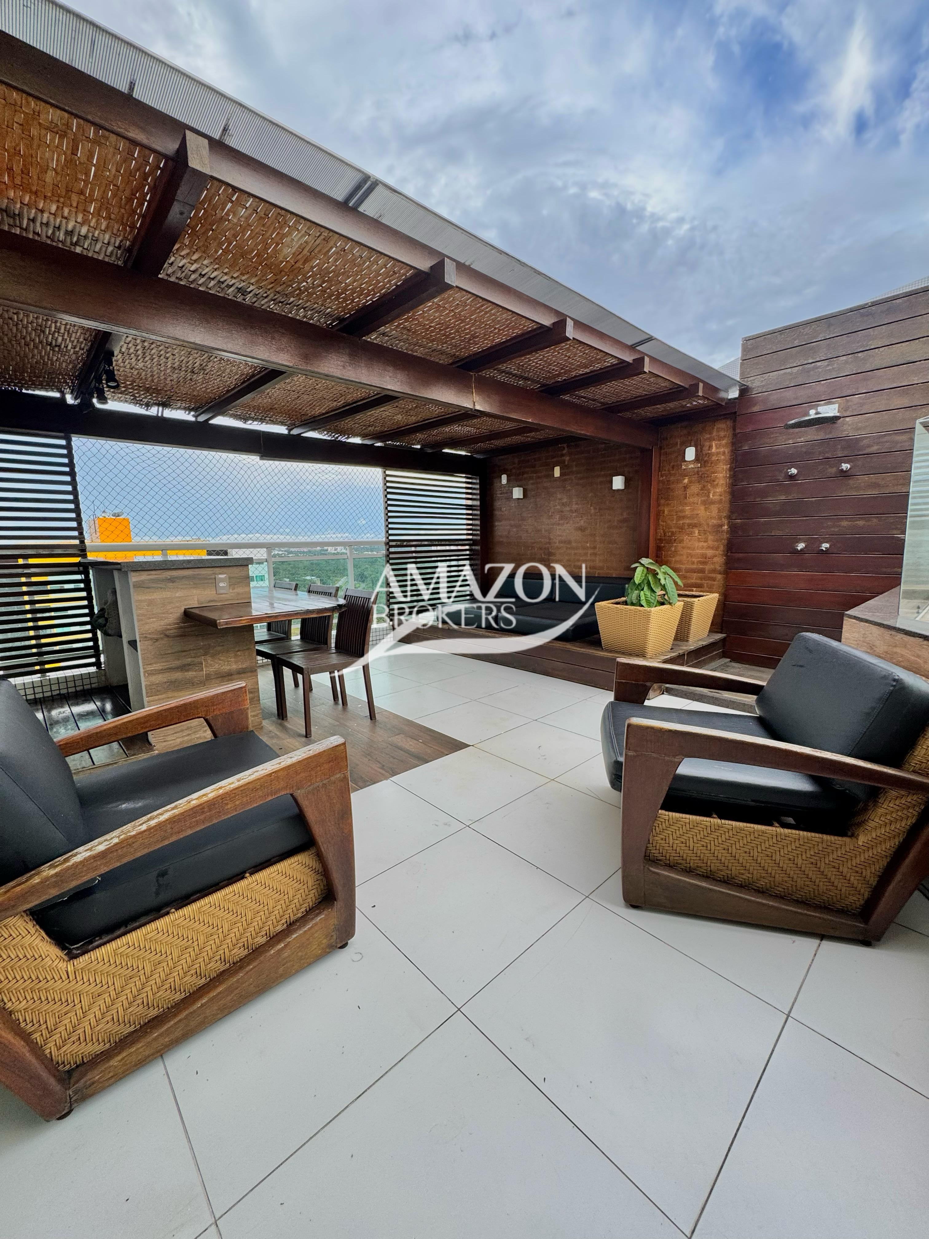 ILHA BELLA CONDOMINIUM CLUB, PONTA NEGRA – COBERTURA DUPLEX MOBILIADA 271 m2 – DISPONÍVEL PARA LOCAÇÃO
