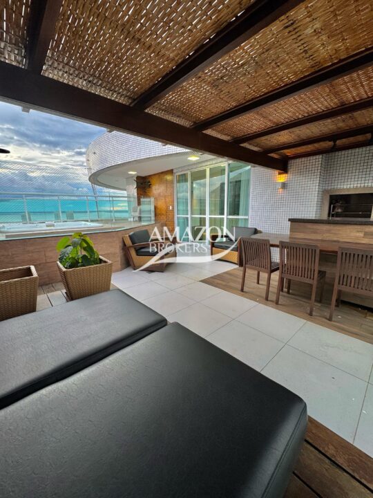 ILHA BELLA CONDOMINIUM CLUB, PONTA NEGRA – COBERTURA DUPLEX MOBILIADA 271 m2 – DISPONÍVEL PARA VENDA