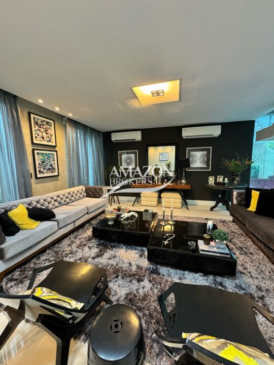 ALPHAVILLE 1 RESIDENCIAL, PONTA NEGRA – CASA DUPLEX 490 m2 – DISPONÍVEL PARA VENDA