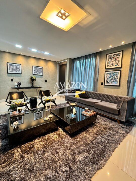 ALPHAVILLE 1 RESIDENCIAL, PONTA NEGRA – CASA DUPLEX 490 m2 – DISPONÍVEL PARA VENDA