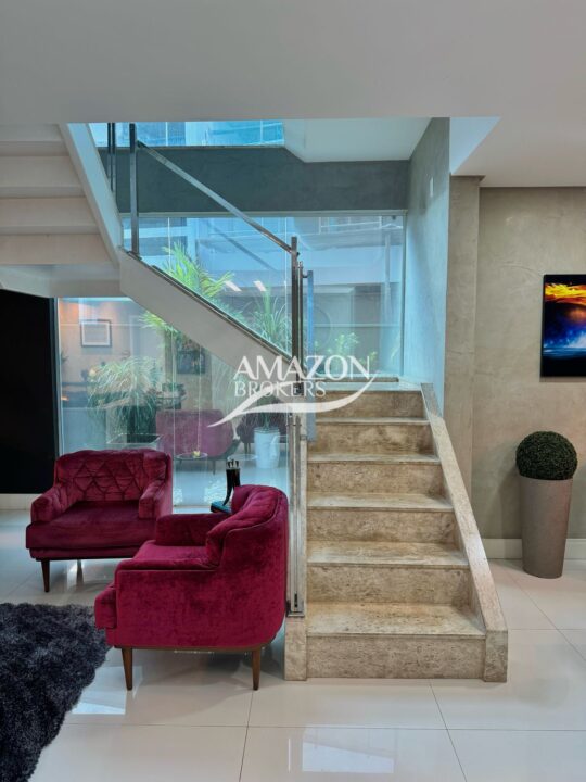 ALPHAVILLE 1 RESIDENCIAL, PONTA NEGRA – CASA DUPLEX 490 m2 – DISPONÍVEL PARA VENDA