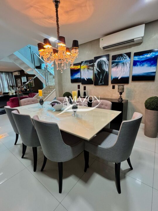 ALPHAVILLE 1 RESIDENCIAL, PONTA NEGRA – CASA DUPLEX 490 m2 – DISPONÍVEL PARA VENDA