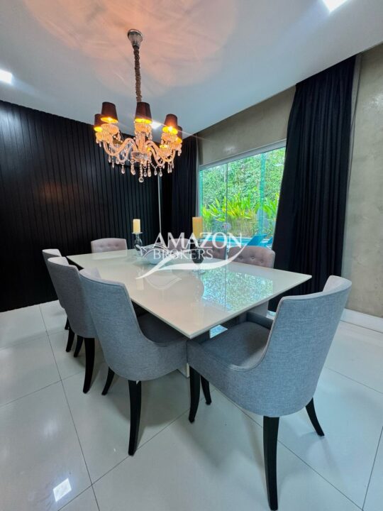 ALPHAVILLE 1 RESIDENCIAL, PONTA NEGRA – CASA DUPLEX 490 m2 – DISPONÍVEL PARA VENDA