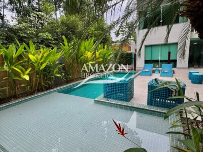 ALPHAVILLE 1 RESIDENCIAL, PONTA NEGRA – CASA DUPLEX 490 m2 – DISPONÍVEL PARA VENDA