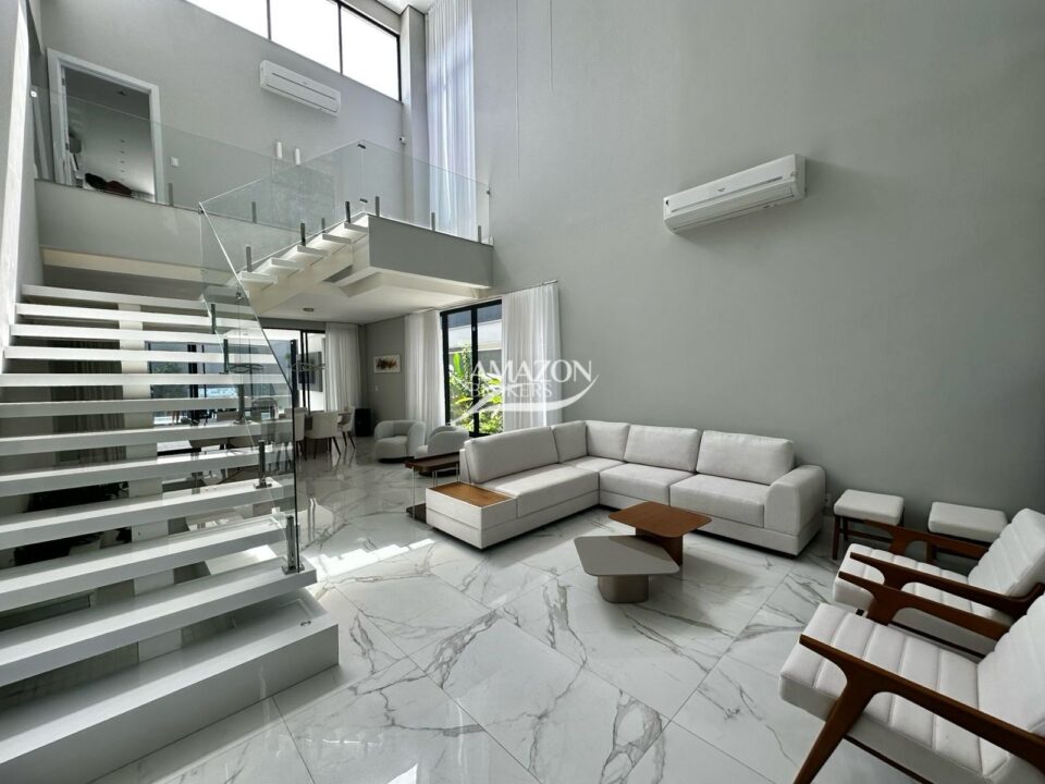 ALPHAVILLE 1 RESIDENCIAL, PONTA NEGRA – CASA DUPLEX 530m2 – DISPONÍVEL PARA VENDA