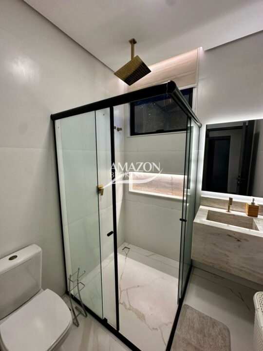 ALPHAVILLE 1 RESIDENCIAL, PONTA NEGRA – CASA NEOCLÁSSICA 570m2 – DISPONÍVEL PARA VENDA