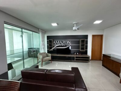 THE SUN CONDOMINIUM, PARQUE 10 – APARTAMENTO MOBILIADO 131m2 – DISPONÍVEL PARA LOCAÇÃO