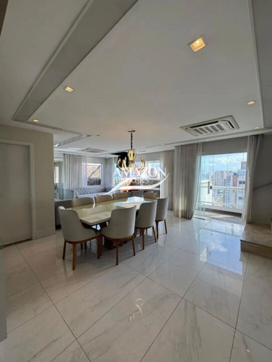 BOULEVARD MUNDI RESORT RESIDENCIAL, ALEIXO – COBERTURA DUPLEX MOBILIADA 165m2 – DISPONÍVEL PARA LOCAÇÃO