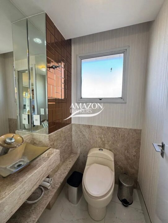 BOULEVARD MUNDI RESORT RESIDENCIAL, ALEIXO – COBERTURA DUPLEX MOBILIADA 165m2 – DISPONÍVEL PARA LOCAÇÃO