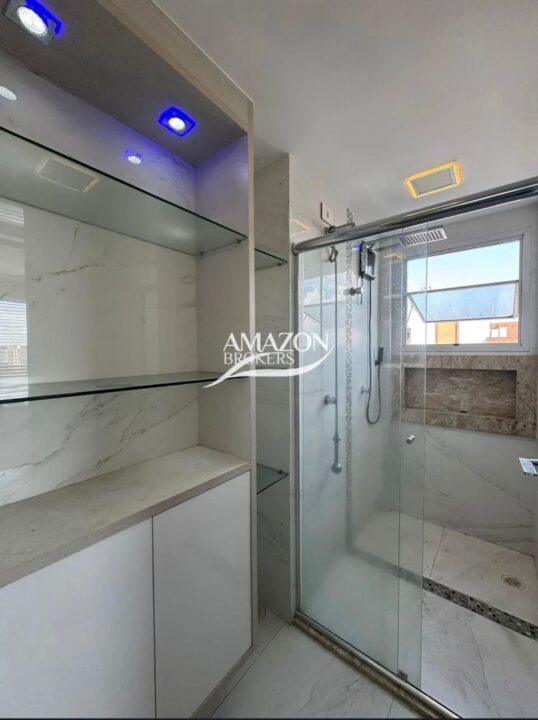 BOULEVARD MUNDI RESORT RESIDENCIAL, ALEIXO – COBERTURA DUPLEX MOBILIADA 165m2 – DISPONÍVEL PARA LOCAÇÃO