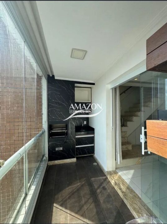 BOULEVARD MUNDI RESORT RESIDENCIAL, ALEIXO – COBERTURA DUPLEX MOBILIADA 165m2 – DISPONÍVEL PARA LOCAÇÃO