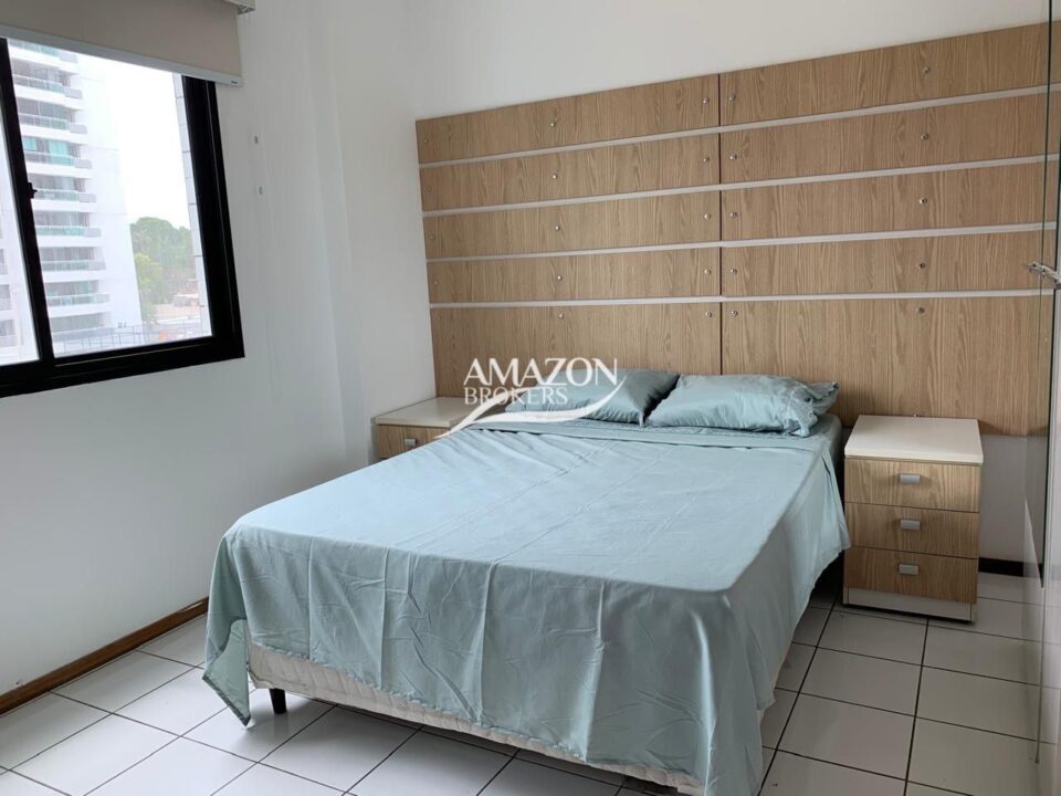 METRÓPOLIS RESIDENCE, PARQUE 10 – APARTAMENTO MOBILIADO – DISPONÍVEL PARA LOCAÇÃO