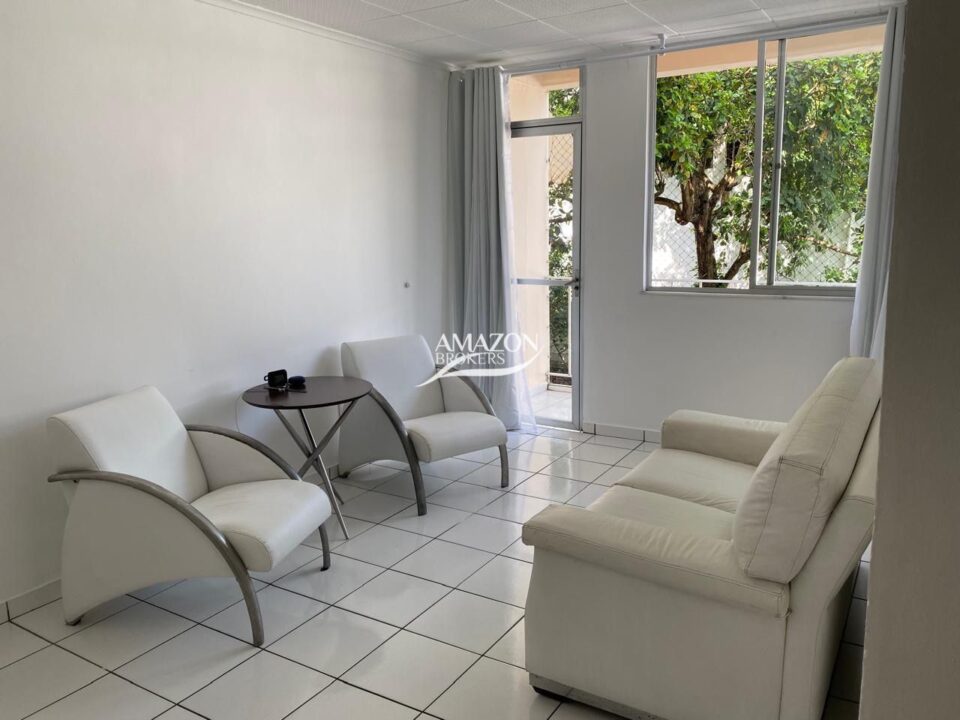 CONDOMÍNIO JULIANA 1, ALEIXO – APARTAMENTO MOBILIADO 66m2 – DISPONÍVEL PARA LOCAÇÃO