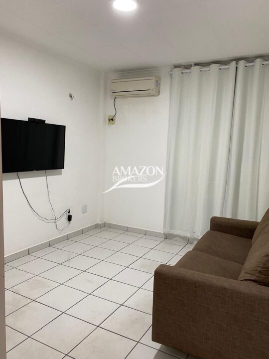 CONDOMÍNIO JULIANA 1, ALEIXO – APARTAMENTO MOBILIADO 66m2 – DISPONÍVEL PARA LOCAÇÃO