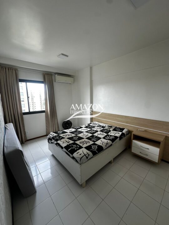 METRÓPOLIS RESIDENCE, PARQUE 10 – APARTAMENTO MOBILIADO 50 m2 – DISPONÍVEL PARA LOCAÇÃO