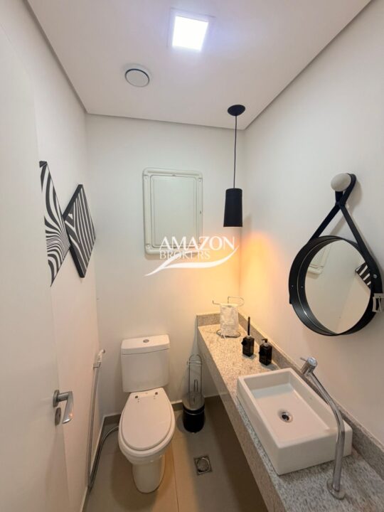 SOBERANE RESIDENCE, ADRIANÓPOLIS – APARTAMENTO 53m2 MOBILIADO – DISPONÍVEL PARA LOCAÇÃO