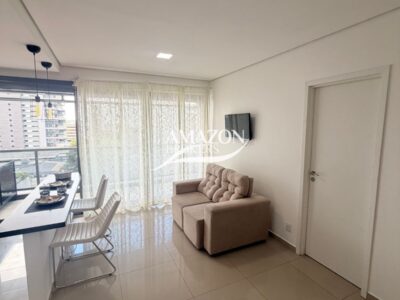 SOBERANE RESIDENCE, ADRIANÓPOLIS – APARTAMENTO 53m2 MOBILIADO – DISPONÍVEL PARA LOCAÇÃO