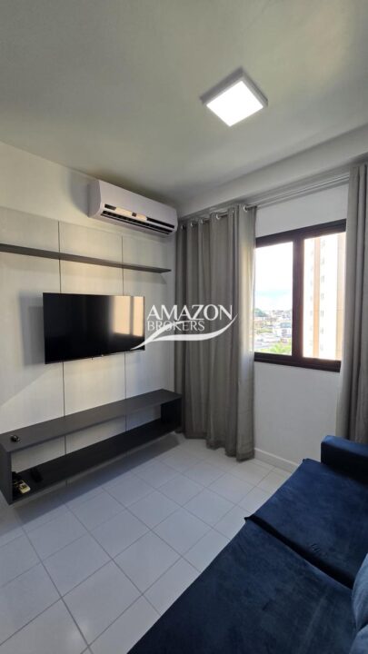 METRÓPOLIS RESIDENCE, PARQUE 10 – APARTAMENTO MOBILIADO 50 m2 – DISPONÍVEL PARA LOCAÇÃO