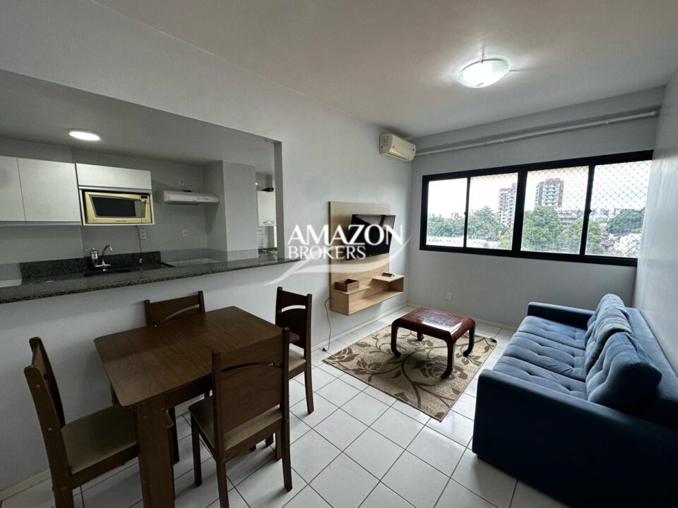 APARTAMENTO MOBILIADO NO METRÓPOLIS RESIDENCE, PARQUE 10 - DISPONÍVEL PARA LOCAÇÃO