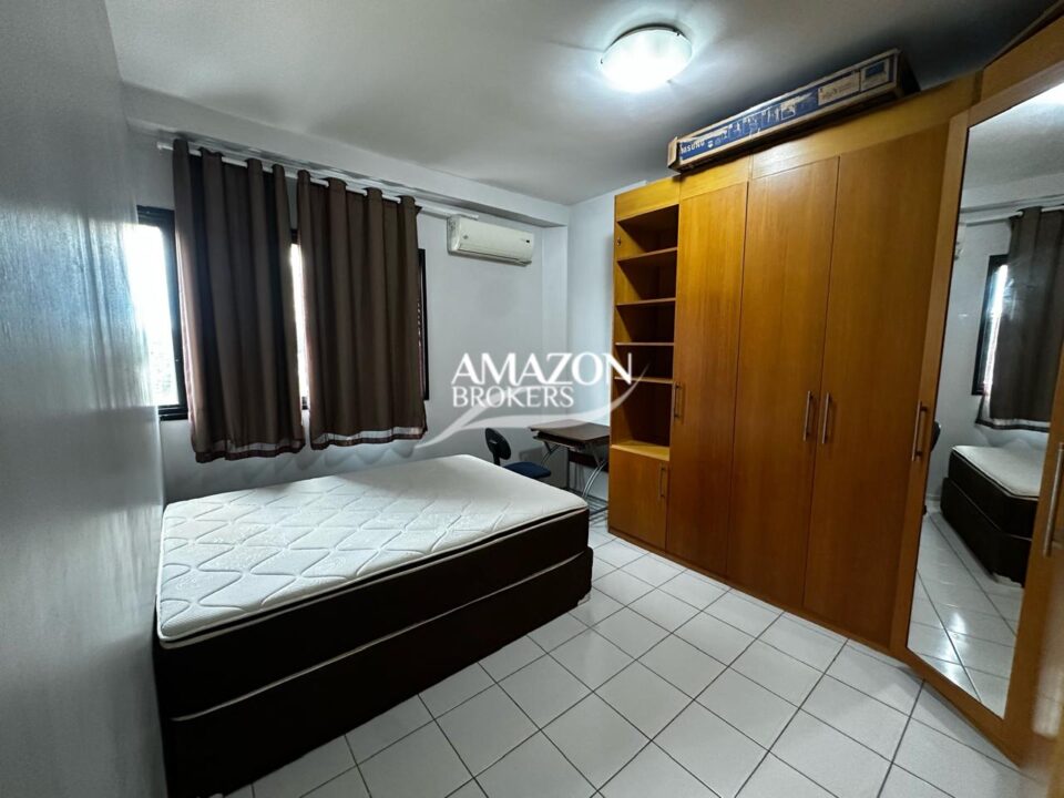 APARTAMENTO MOBILIADO NO METRÓPOLIS RESIDENCE, PARQUE 10 - DISPONÍVEL PARA LOCAÇÃO