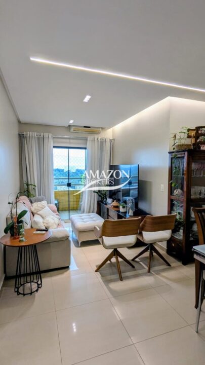 APARTAMENTO 96m2 NO CONDOMÍNIO ILHAS GREGAS, PONTA NEGRA - DISPONÍVEL PARA LOCAÇÃO