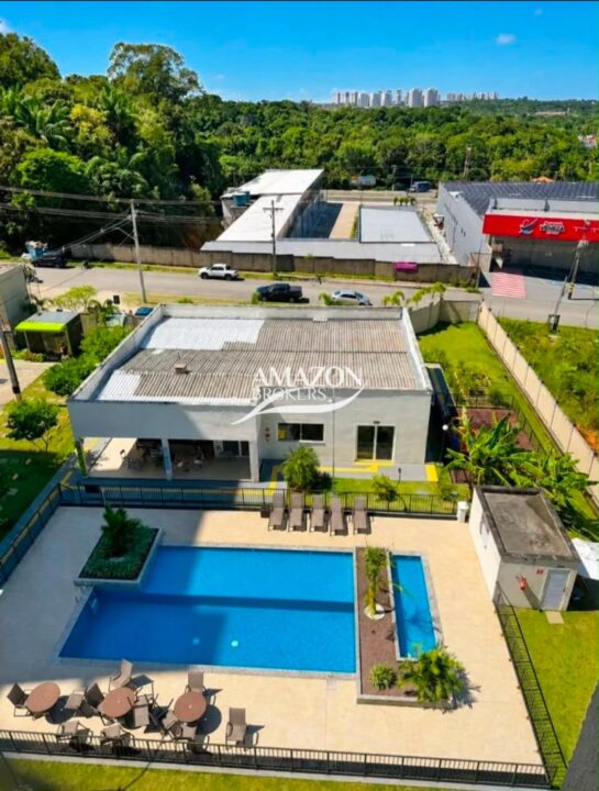 APARTAMENTO 47m2 SEMIMOBILIADO NO CONDOMÍNIO MIRANTE DAS FLORES, PONTA NEGRA - DISPONÍVEL PARA LOCAÇÃO