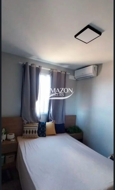 APARTAMENTO 47m2 SEMIMOBILIADO NO CONDOMÍNIO MIRANTE DAS FLORES, PONTA NEGRA - DISPONÍVEL PARA LOCAÇÃO
