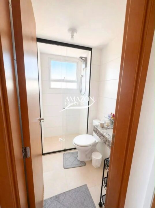 APARTAMENTO 47m2 SEMIMOBILIADO NO CONDOMÍNIO MIRANTE DAS FLORES, PONTA NEGRA - DISPONÍVEL PARA LOCAÇÃO