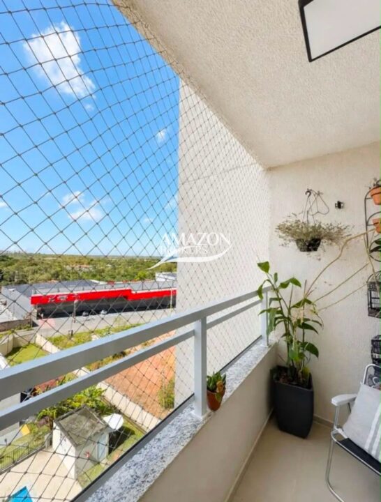 APARTAMENTO 47m2 SEMIMOBILIADO NO CONDOMÍNIO MIRANTE DAS FLORES, PONTA NEGRA - DISPONÍVEL PARA LOCAÇÃO