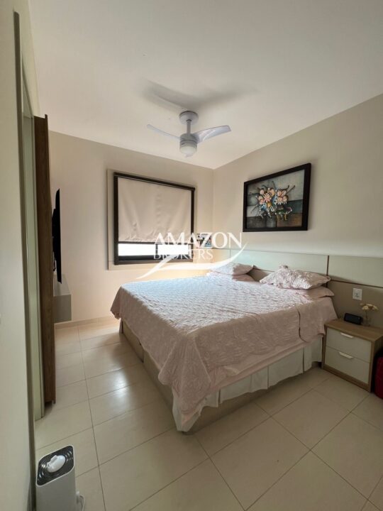 APARTAMENTO 98 m2 NO CONDOMÍNIO ACQUARELLE, PONTA NEGRA - DISPONÍVEL PARA LOCAÇÃO