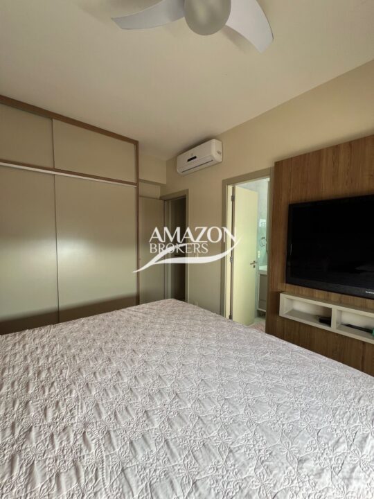 APARTAMENTO 98 m2 NO CONDOMÍNIO ACQUARELLE, PONTA NEGRA - DISPONÍVEL PARA LOCAÇÃO