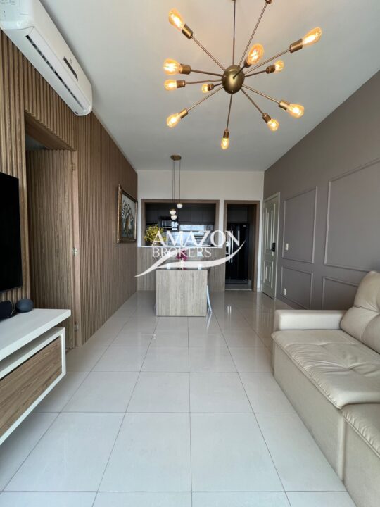 APARTAMENTO 98 m2 NO CONDOMÍNIO ACQUARELLE, PONTA NEGRA - DISPONÍVEL PARA LOCAÇÃO