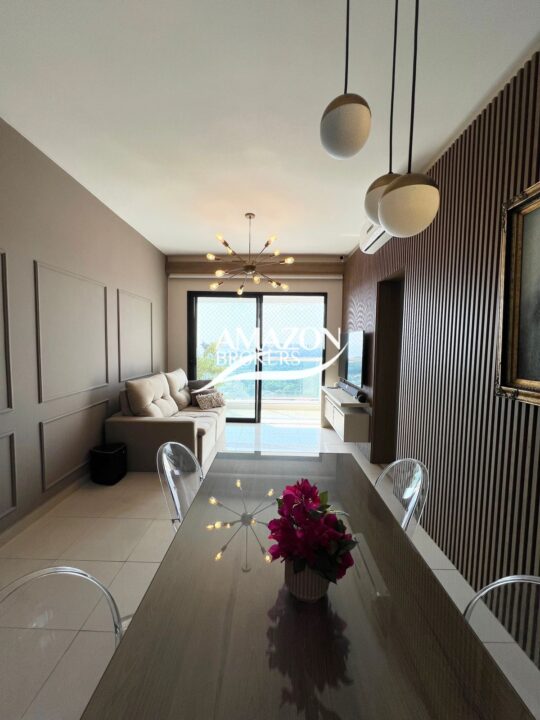 APARTAMENTO 98 m2 NO CONDOMÍNIO ACQUARELLE, PONTA NEGRA - DISPONÍVEL PARA LOCAÇÃO