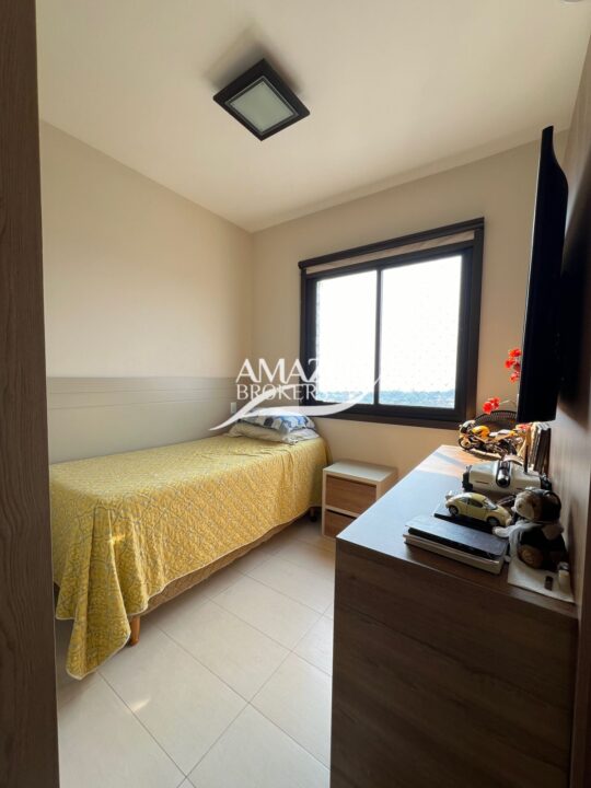 APARTAMENTO 98 m2 NO CONDOMÍNIO ACQUARELLE, PONTA NEGRA - DISPONÍVEL PARA LOCAÇÃO