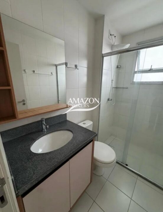 APARTAMENTO 68m2 NO CONDOMÍNIO RIVER SIDE, PONTA NEGRA - DISPONÍVEL PARA LOCAÇÃO