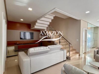CASA DUPLEX MOBILIADA 250m2 NO CONDOMÍNIO RESIDENCIAL PASSAREDO, PONTA NEGRA - DISPONÍVEL PARA VENDA