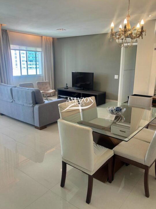 CONDOMÍNIO AUTHENTIC, BAIRRO ADRIANÓPOLIS - APARTAMENTO MOBILIADO 140m2 - DISPONÍVEL PARA VENDA