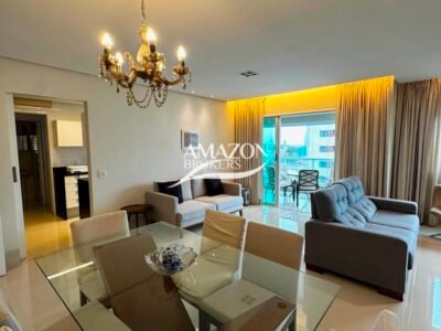 CONDOMÍNIO AUTHENTIC, BAIRRO ADRIANÓPOLIS - APARTAMENTO MOBILIADO 140m2 - DISPONÍVEL PARA VENDA