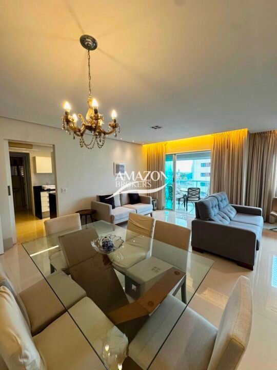 CONDOMÍNIO AUTHENTIC, BAIRRO ADRIANÓPOLIS - APARTAMENTO MOBILIADO 140m2 - DISPONÍVEL PARA VENDA