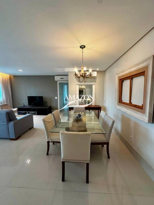 CONDOMÍNIO AUTHENTIC, BAIRRO ADRIANÓPOLIS - APARTAMENTO MOBILIADO 140m2 - DISPONÍVEL PARA VENDA