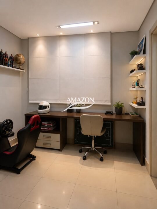 SAINT PIERRE CONDOMÍNIO, NOSSA SRA, DAS GRAÇAS, APARTAMENTO MOBILIADO 180m2 - DISPONÍVEL PARA LOCAÇÃO
