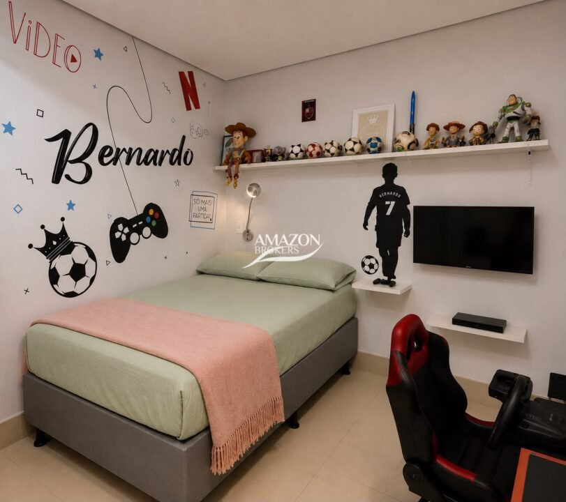 SAINT PIERRE CONDOMÍNIO, NOSSA SRA, DAS GRAÇAS, APARTAMENTO MOBILIADO 180m2 - DISPONÍVEL PARA LOCAÇÃO