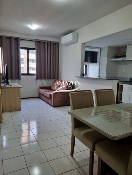 METRÓPOLIS RESIDENCE, BAIRRO PARQUE 10 - APARTAMENTO MOBILIADO 50m2 - DISPONÍVEL PARA LOCAÇÃO