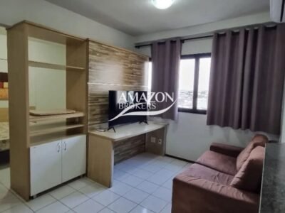 METRÓPOLIS RESIDENCE, BAIRRO PARQUE 10 - APARTAMENTO MOBILIADO 50m2 - DISPONÍVEL PARA LOCAÇÃO